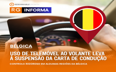 BÉLGICA: Uso de telemóvel ao volante leva à SUSPENSÃO da carta de condução